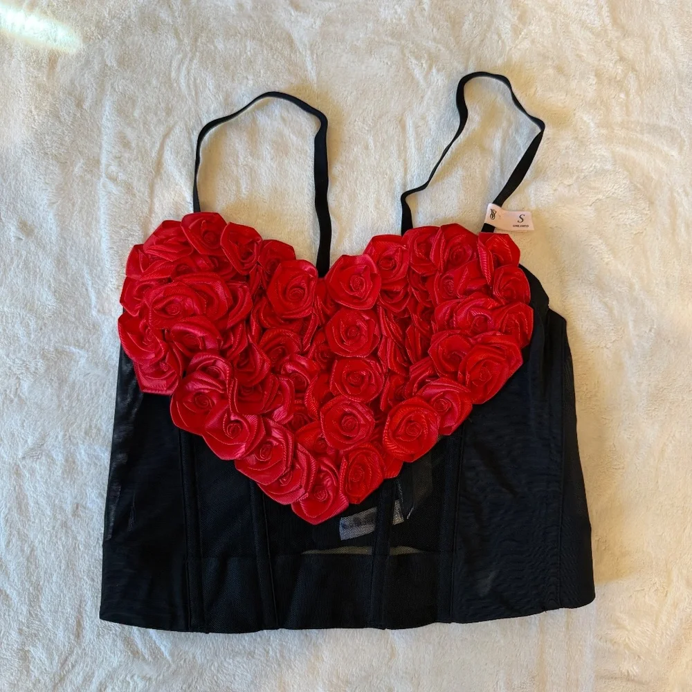 New! Victoria's Secret Archives CIRCA 1997 Rosette Bustier 45899 - Picture 4 of 10